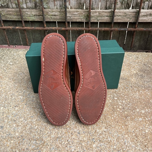 Rancourt & Co. Classic Ranger-moc - Natural Chromexcel w/ brick red sole - 9D - Picture 8 of 13